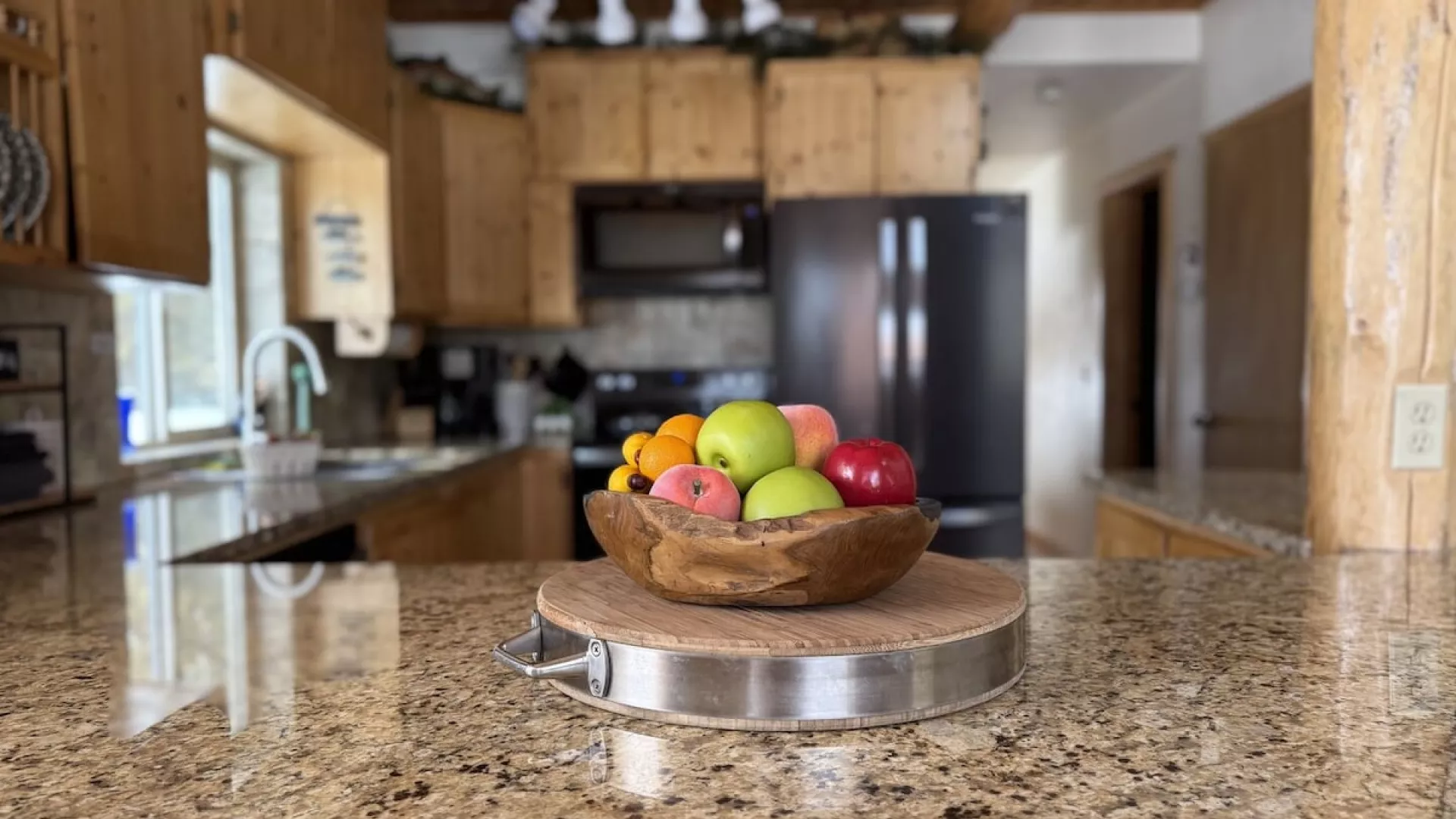 We hope you enjoy the kitchen.