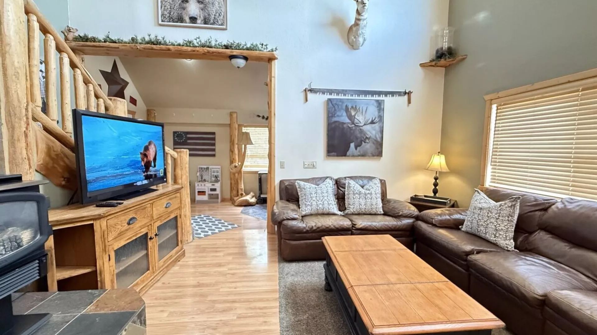 Relax after a long day in the living room.