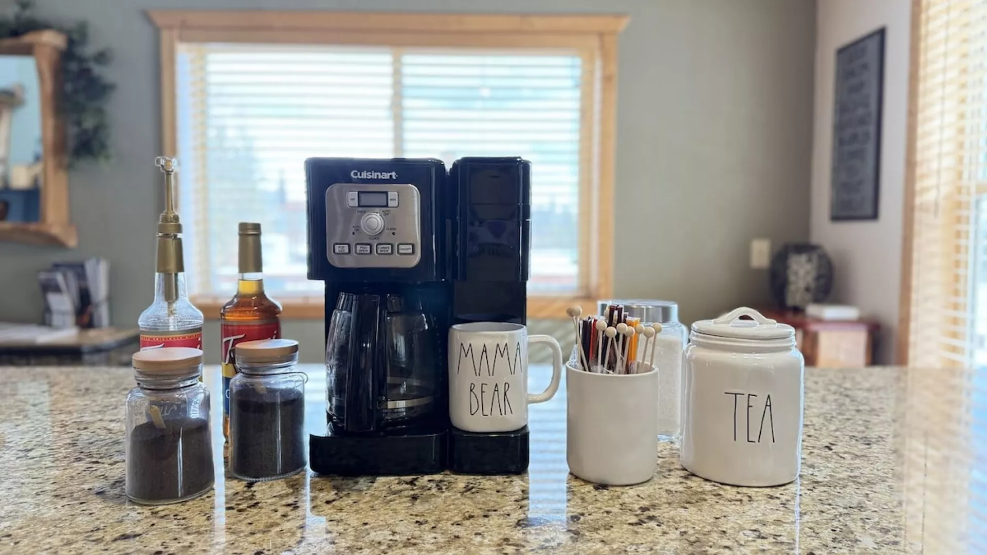Wake up and enjoy fresh coffee to get your day started.