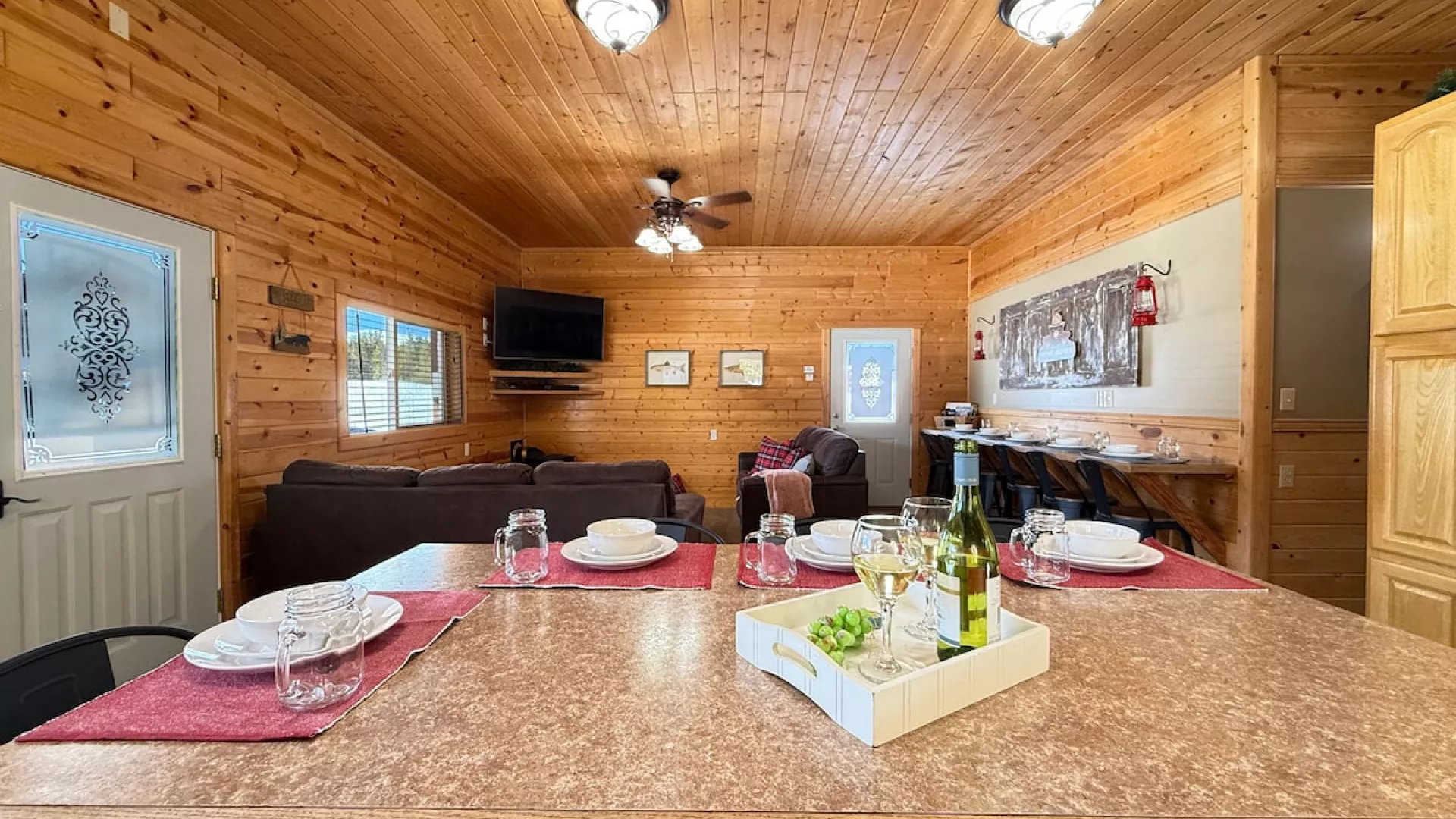 A kitchen in a cabin is the heart of the home—warm, inviting, and filled with rustic charm that makes you want to slow down and savor the moment.