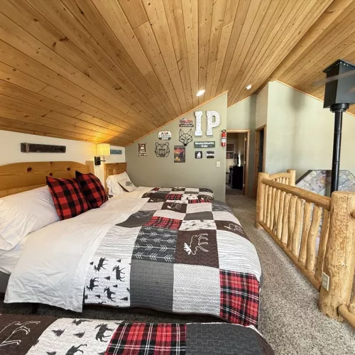 The loft offers a cozy and welcoming feeling to everyone who comes to stay.