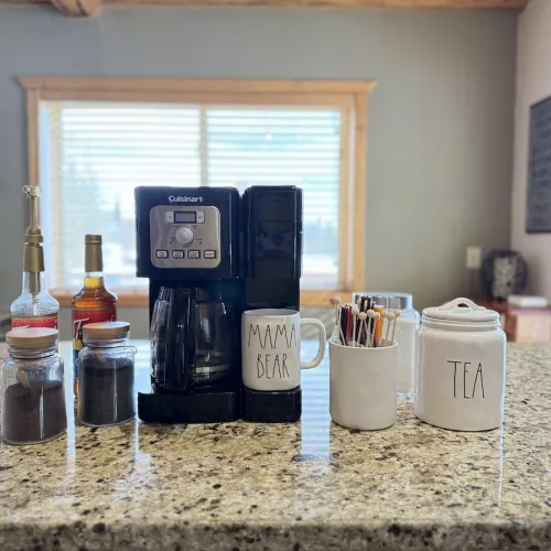 Wake up and enjoy fresh coffee to get your day started.