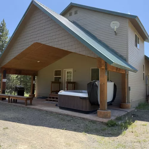 view of the back porch