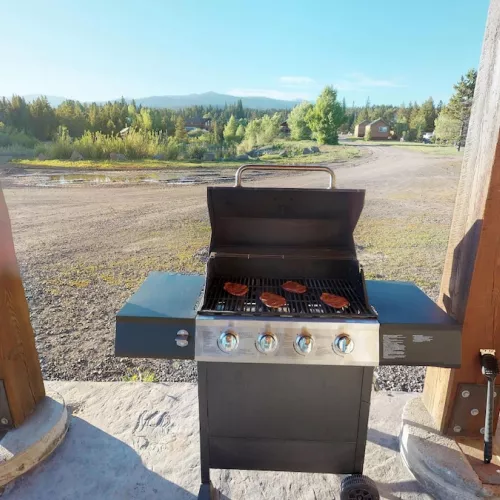 A barbecue available for all your grilling needs.