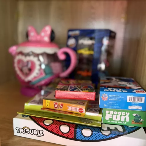 Small selection of games is available for everyone to enjoy.
